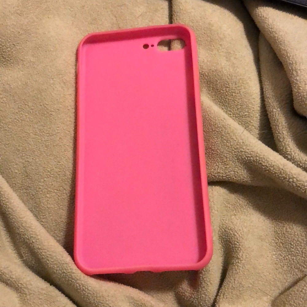pink silicon iphone 6/7/8plus case